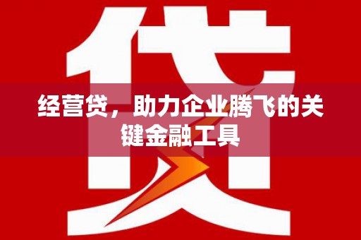 徐州经营贷，助力企业腾飞的关键金融工具