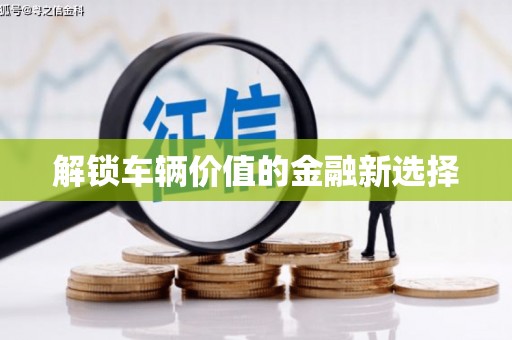 徐州解锁车辆价值的金融新选择