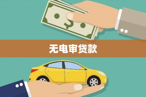 徐州无电审贷款
