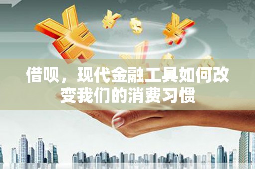 徐州借呗，现代金融工具如何改变我们的消费习惯