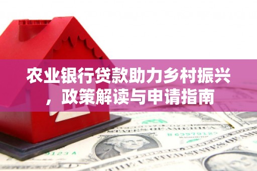 徐州农业银行贷款助力乡村振兴，政策解读与申请指南