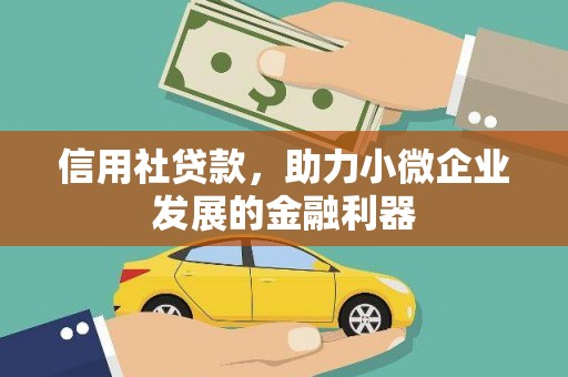 徐州信用社贷款，助力小微企业发展的金融利器