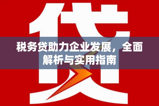 徐州税务贷助力企业发展，全面解析与实用指南